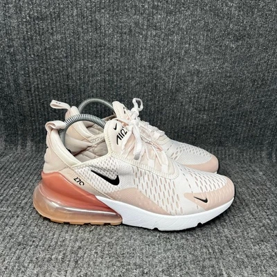 Nike Air Max 270 Light Soft Pink Athletic Running Shoes Women’s 8.5 AH6789-604 - Image 1 of 4