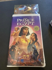 The Prince of Egypt (VHS, 1999 Clamshell) W/ Bean Bag Camel Toy Brand New Sealed - Picture 1 of 3