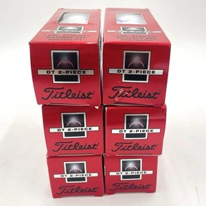 Titleist DT 2-Piece Golf Balls 6 Boxes Of 3 Per Bank One Logo - Picture 1 of 3