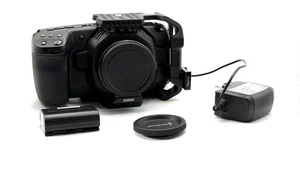Blackmagic Design Pocket Cinema Camera 4K Camcorder And Cage - Great Condition - Picture 1 of 9