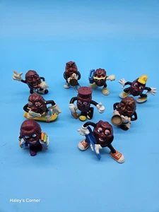 Vintage 1980er California Rosinen Figuren - 9 Stück - Bild 1 von 5