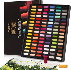 Professional Soft Pastels, Handmade 96 Vibrant Colors Chalk Pastels Smooth and H - Picture 1 of 9