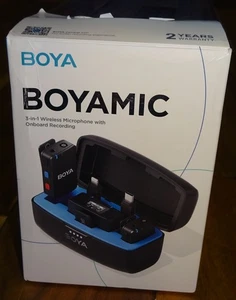 Micrófono Lavalier Inalámbrico 3 en 1 BOYA Boyamic con Grabación Incorporada para iPhone - Imagen 1 de 7