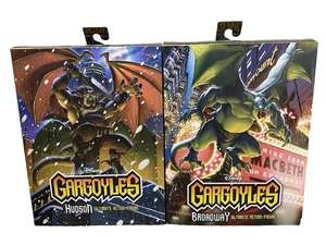 NECA Gargoyles Broadway + Hudson SET LOTTO di 2 action figure Ultimate 7" NUOVE NUOVE CON SCATOLA - Foto 1 di 8