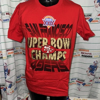 San Francisco 49ers Super Bowl XXIX Graphic Shirt Large 1995 🏈 - Image 1 of 4