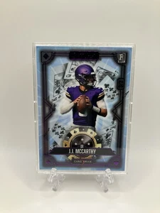 JJ McCarthy 2024 Wild Card 5 Card Draw QB Michigan Vikings 3/3 - Foto 1 di 2