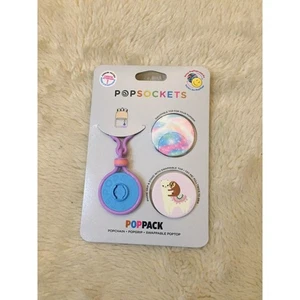 PopSockets PopChain base poptop bifacciale e clip - rosa - Foto 1 di 1
