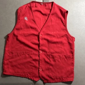 Target Store Employee Work Red Vest Uniform Size M / Medium - Picture 1 of 4