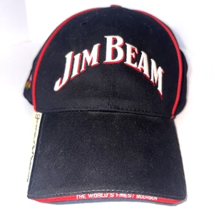 Cappello Berretto Legend Jim Bean Signature Bourbon Whiskey Nero Ricamato Regolabile - Foto 1 di 7