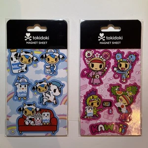 Tokidoki Unicorno Kuh MILCH & KAWAII gestanztes Magnet Blatt Set - NEU - Bild 1 von 8