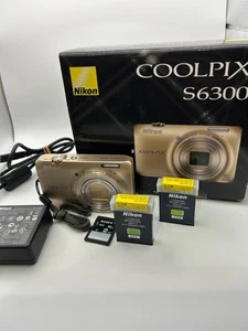 Nikon COOLPIX S6300 16.0MP 10x Optical Zoom Digitalkamera Gold Englisch #59 - Bild 1 von 13