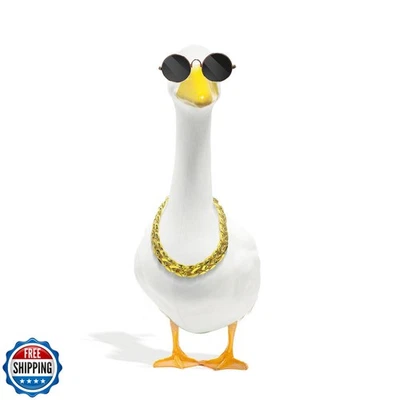 Óculos de sol Cool Goose fantasia ganso colarinho corrente dourado fantasia diversão - Imagem 1 de 4