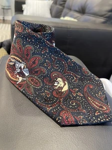 Looney Tunes Mania Krawatte 1995 Krawatte aus Seide mit Halsband Bugs Bunny Taz - Bild 1 von 6