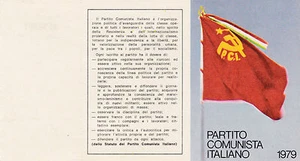 TESSERA NUOVA DA COMPILARE P.C.I. PARTITO COMUNISTA ITALIANO BOLLO 1979 - Foto 1 di 1