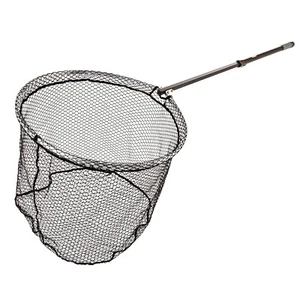 McLean R521 Round Head Tele Landing Net Large (20'' Frame) - Rubber MRN (2025) - Picture 1 of 2