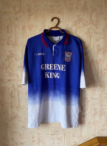 IPSWICH TOWN 1995-1997 HOME FOOTBALL SHIRT JERSEY Large Cover