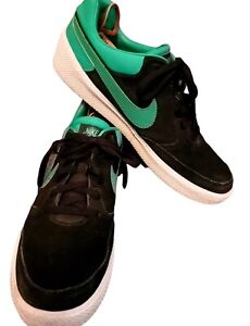 2012 Nike Men Street Gato AC Black/Green Fashion Sneaker Casual Shoe sz 13