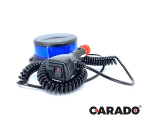 LED Rundumleuchte BLAU mit MAGNET Warnleuchte LED Kennleuchte E9 R65 R10 12/24V - Bild 1 von 5
