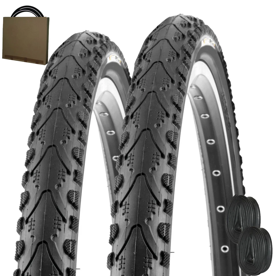 2x Kenda Trekking Fahrrad Reifen Mantel K-935 28x1.60  42-622 schw. m/o Schlauch - Bild 1 von 1