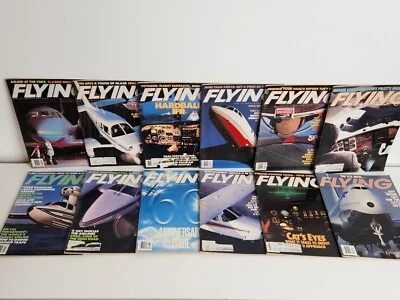 Flying Magazine Vtg 1987 Full Year Bulk Job Lot Aviation Personal Aircraft Pilot Foto 1 de 4