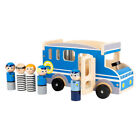 Small Foot Design Polizeibus XL 11459 Spielzeugauto aus robustem Holz