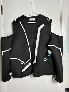 NEW Disney Tron Jacket Adult Black Blue Lightcycle Run Light Up Costume SZ XXXL - Picture 1 of 14