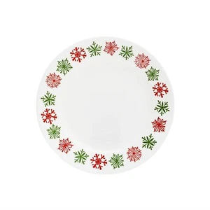 Corelle Christmas Cheerful Flurry 8.5" Lunch Plate 4piece Set. Brand New - Picture 1 of 1