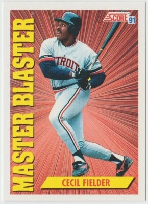 1991 Score Baseball #693 Cecil Fielder MB - Detroit Tigers - Image 1 of 2