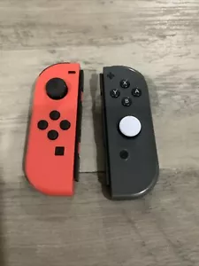 Nintendo Switch Joy-Con Pair Red & Gray Joycon Genuine OEM - Tested - Picture 1 of 13