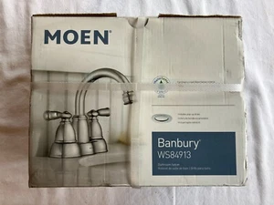Moen WS84913 Banbury 1.2 GPM Bathroom Faucet w/ Pop-Up Drain, Chrome - Picture 1 of 4