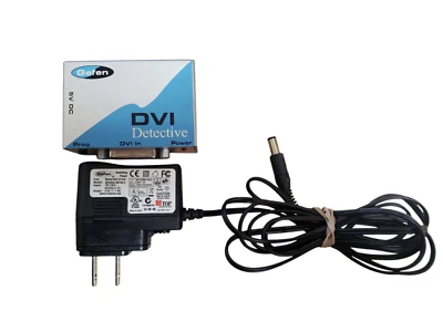 Gefen DVI Detective EXT-DVI-EDIDN W/Adapter tested working - Image 1 of 4