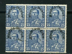 ALBANIA, SC 232 - Bklt de 6 error variedad sobreimpresión 1928 - Imagen 1 de 2