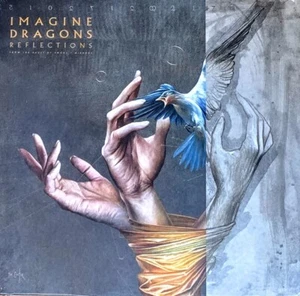 IMAGINE DRAGONS - REFLECTIONS ( FROM THE VAULT OF SMOKE)- OCEAN BLUE VINYL LP - Picture 1 of 2