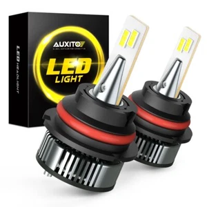 2x 9007 HB5 16000LM LED Headlight Car Hi/Lo Beam Auto Bulbs 6500K Xenon White - Picture 1 of 11