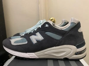 Size 11.5 New Balance Kith 990v2 Steel Blue M990KT2 grey jjjjound 992 991 993 - Picture 1 of 9