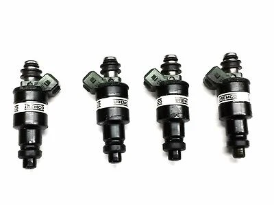 JUEGO DE 4 INYECTORES DE COMBUSTIBLE DENSO 1986-1987 MAZDA 323 1988 MERCURY TRACER 1,6 L L4 Foto 1 de 2