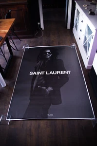 YSL LENNY KRAVITZ Large French Vintage Advertising Fashion Poster Original - Picture 1 of 7