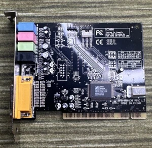 CMedia CMI8738/PCI-6ch-LX Chip Sound Card SC3000 3D Multimedia Audio w Midi Port - Afbeelding 1 van 3