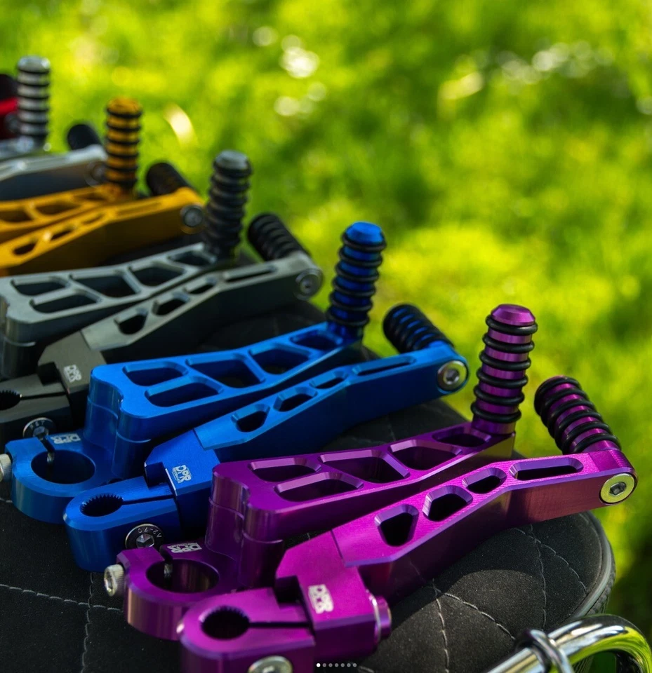 Simson CNC gefräster S51 Kickstarterhebel und Schalthebel | M500-700 | eloxiert - Bild 1 von 4