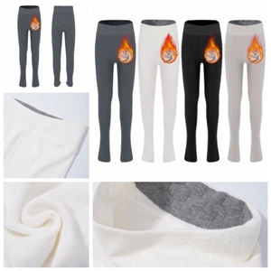 Kids Girls Sweatpants Class Pantyhose Footed Tights Birthday Pants Gymnastics - Picture 1 of 52