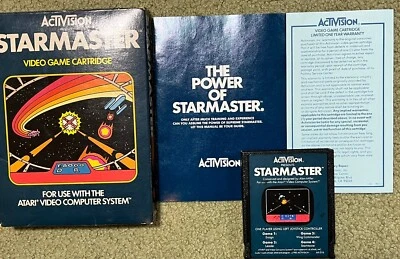 Starmaster (Atari 2600, 1982) In Box SKU 209 Complete! Clean! NRMT! Rare Game! - Image 1 of 4