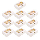 10 Pcs Cardboard Cake Boxes 6 Compartment Cupcake Holder Muffin Boexes