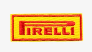 PARCHE BORDADO PIRELLI HIERRO/COSER NEUMÁTICOS 3" X 1-1/4" CARRERAS FORMULA 1 MOTO GP - Imagen 1 de 2
