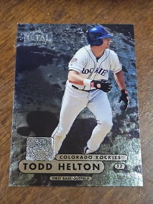 1998 Skybox Metal Universe Todd Helton #186 - Image 1 of 2