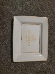 Godiva  Porcelian Plate with gold trim - Picture 1 of 2