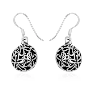 super süße Ohrringe Blumenmotiv 925 Sterling Silber 4,42 g Geschenk Unikat Spaß - Bild 1 von 4
