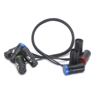 Audio Cable 4 Channel XLR 3Pin Male to Female for SCORPIO link Lectrosonics - Image 1 of 4