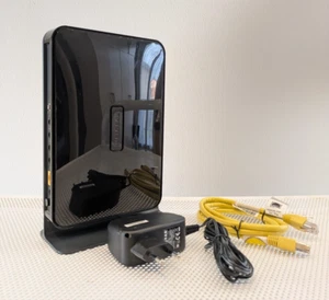 NETGEAR N600 WNDR3700v4 Dual‑Band Wireless Gigabit Router + Stand e Accessori - Foto 1 di 4