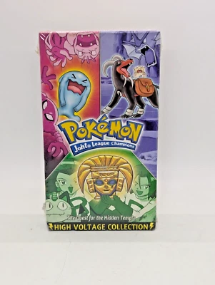 Pokemon Johto League Champions VHS The Quest for the Hidden Temple - New - Rare - Image 1 of 4