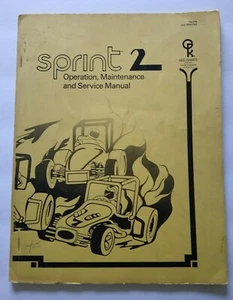 Kee Games Sprint 2 Video Arcade Game Operations Service Repair Manual 1976 - Picture 1 of 3